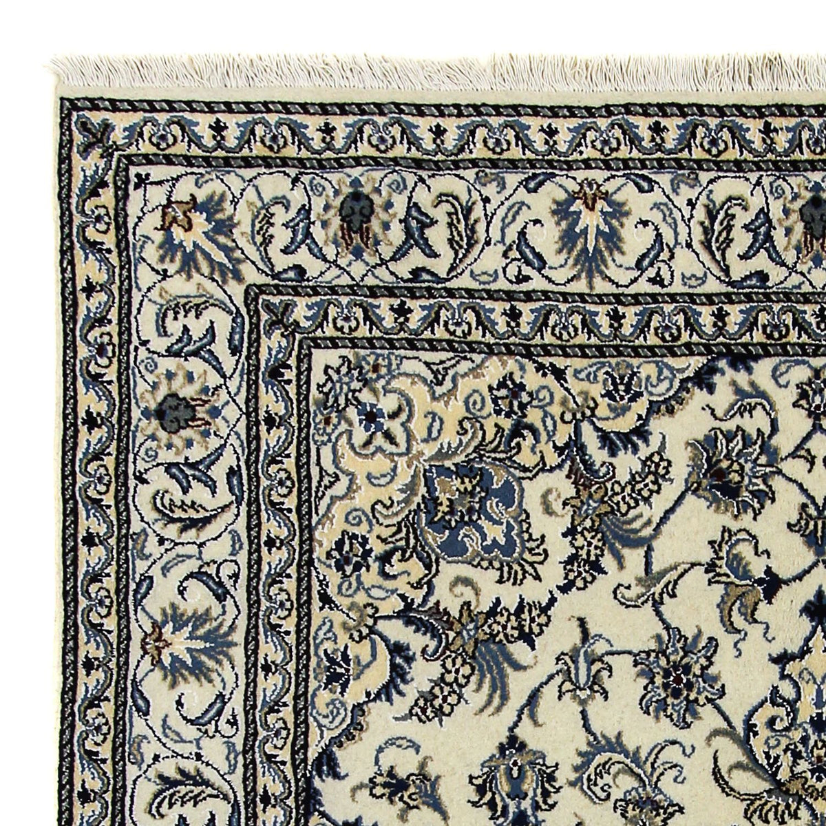 Persisk tæppe - Nain - 238 x 168 cm - beige