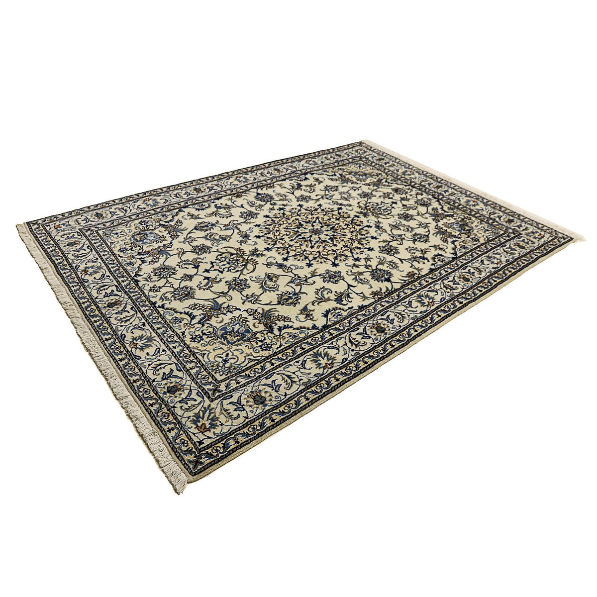 Persisk tæppe - Nain - 238 x 168 cm - beige