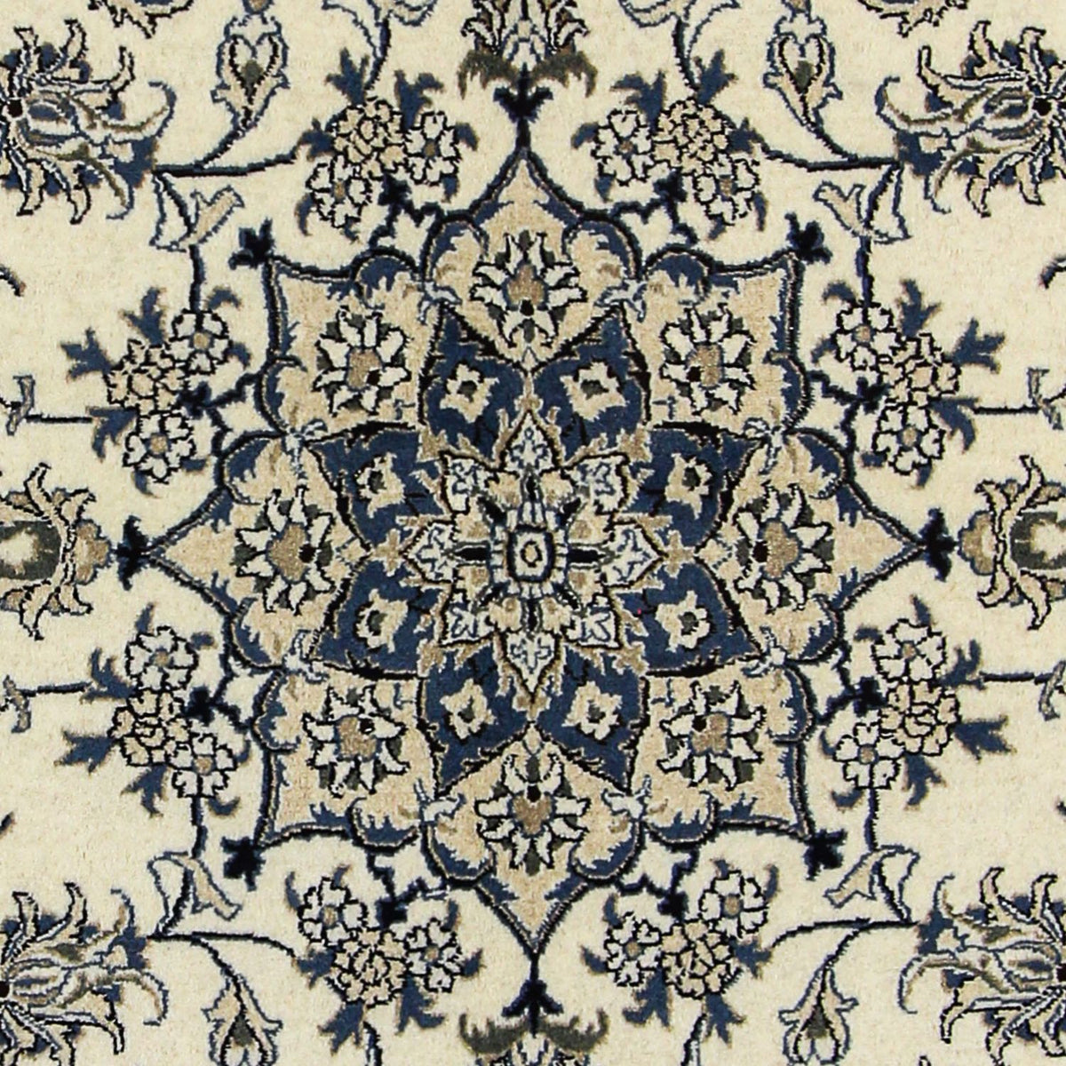 Persisk tæppe - Nain - 232 x 165 cm - beige