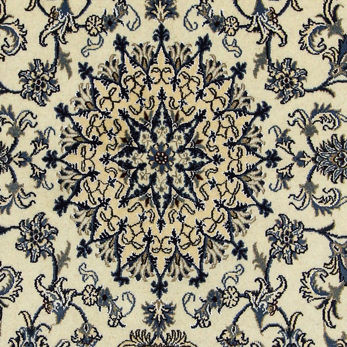Persisk tæppe - Nain - 248 x 165 cm - beige