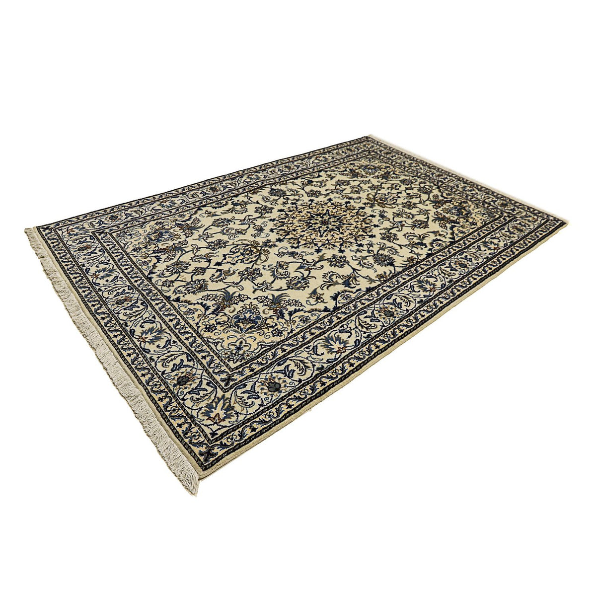 Persisk tæppe - Nain - 248 x 165 cm - beige