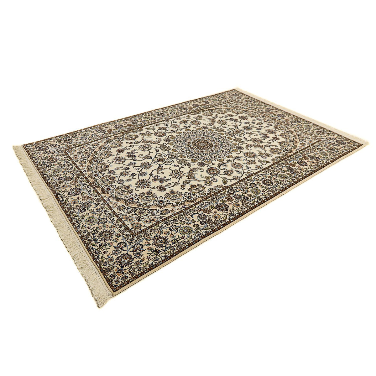 Persisk tæppe - Nain - Premium - 240 x 160 cm - beige
