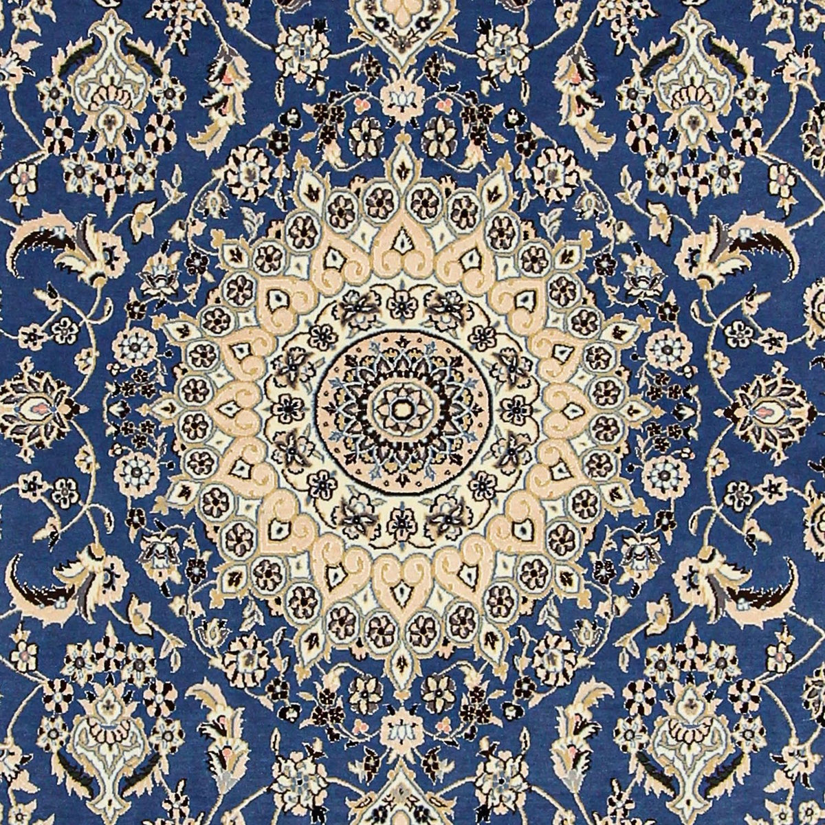 Persisk tæppe - Nain - Premium - 239 x 149 cm - blå