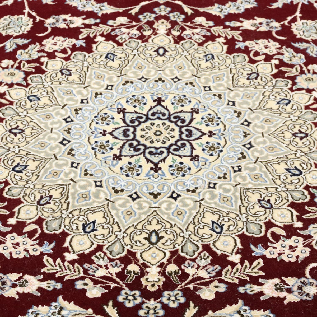 Persisk tæppe - Nain - Royal - 303 x 202 cm - vin rød