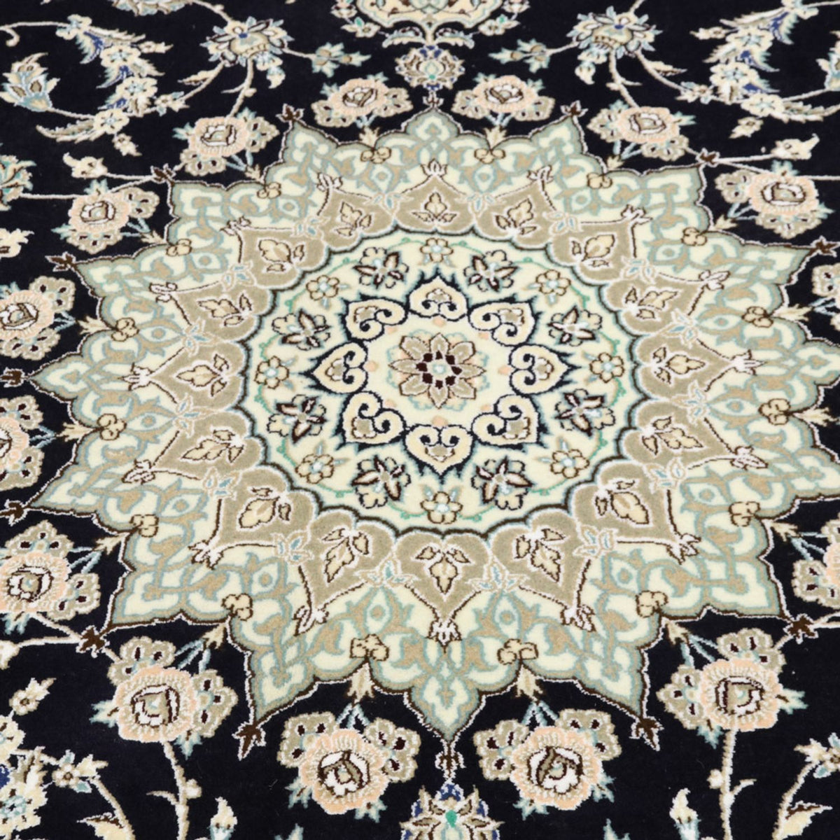 Persisk tæppe - Nain - Royal - 345 x 246 cm - mørkeblå