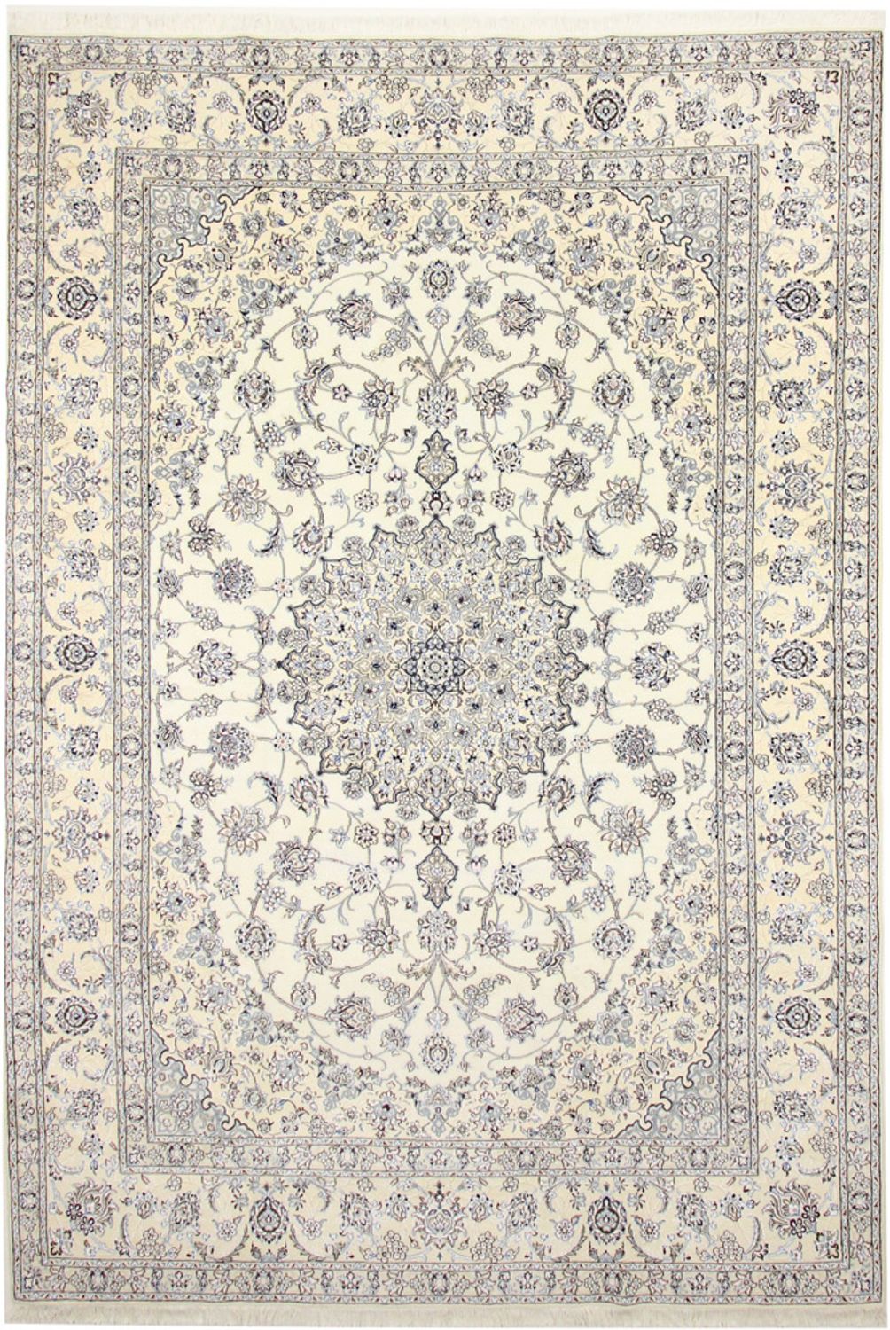 Persisk tæppe - Nain - Royal - 361 x 249 cm - creme