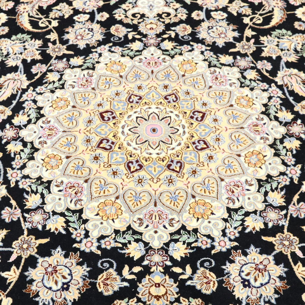 Persisk tæppe - Nain - Royal - 350 x 254 cm - mørkeblå