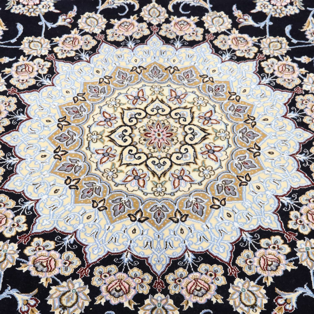Persisk tæppe - Nain - Royal - 356 x 248 cm - mørkeblå