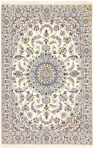 Persisk tæppe - Nain - Royal - 180 x 118 cm - creme