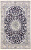 Persisk tæppe - Nain - Royal - 204 x 128 cm - mørkeblå