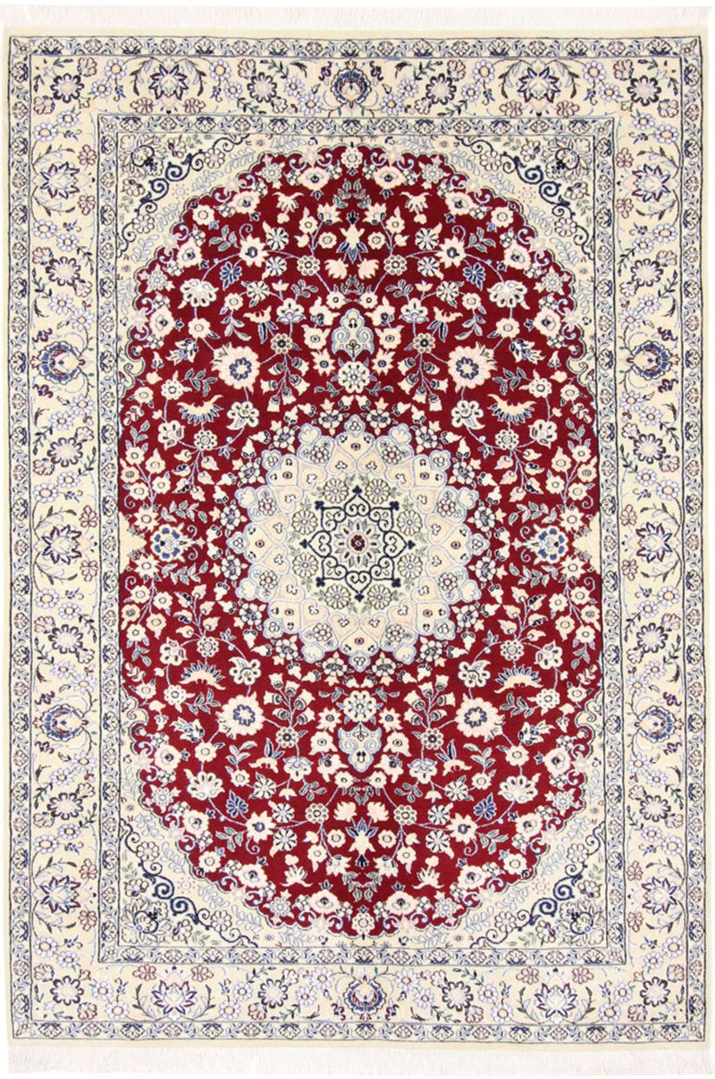 Persisk tæppe - Nain - Royal - 218 x 156 cm - rød