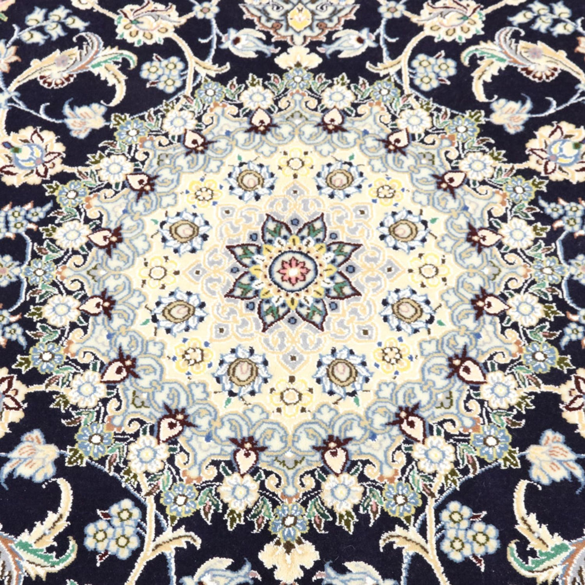 Persisk tæppe - Nain - Royal - 247 x 156 cm - mørkeblå