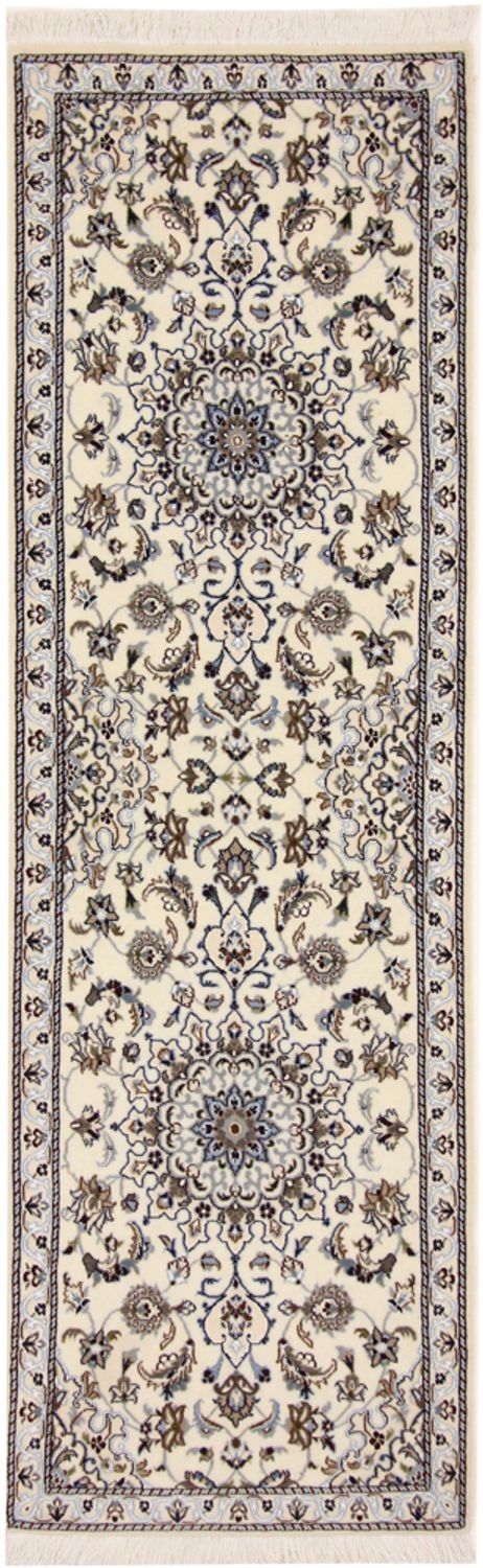 Løber Persisk tæppe - Nain - Royal - 199 x 62 cm - beige