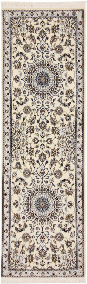 Løber Persisk tæppe - Nain - Royal - 199 x 62 cm - beige