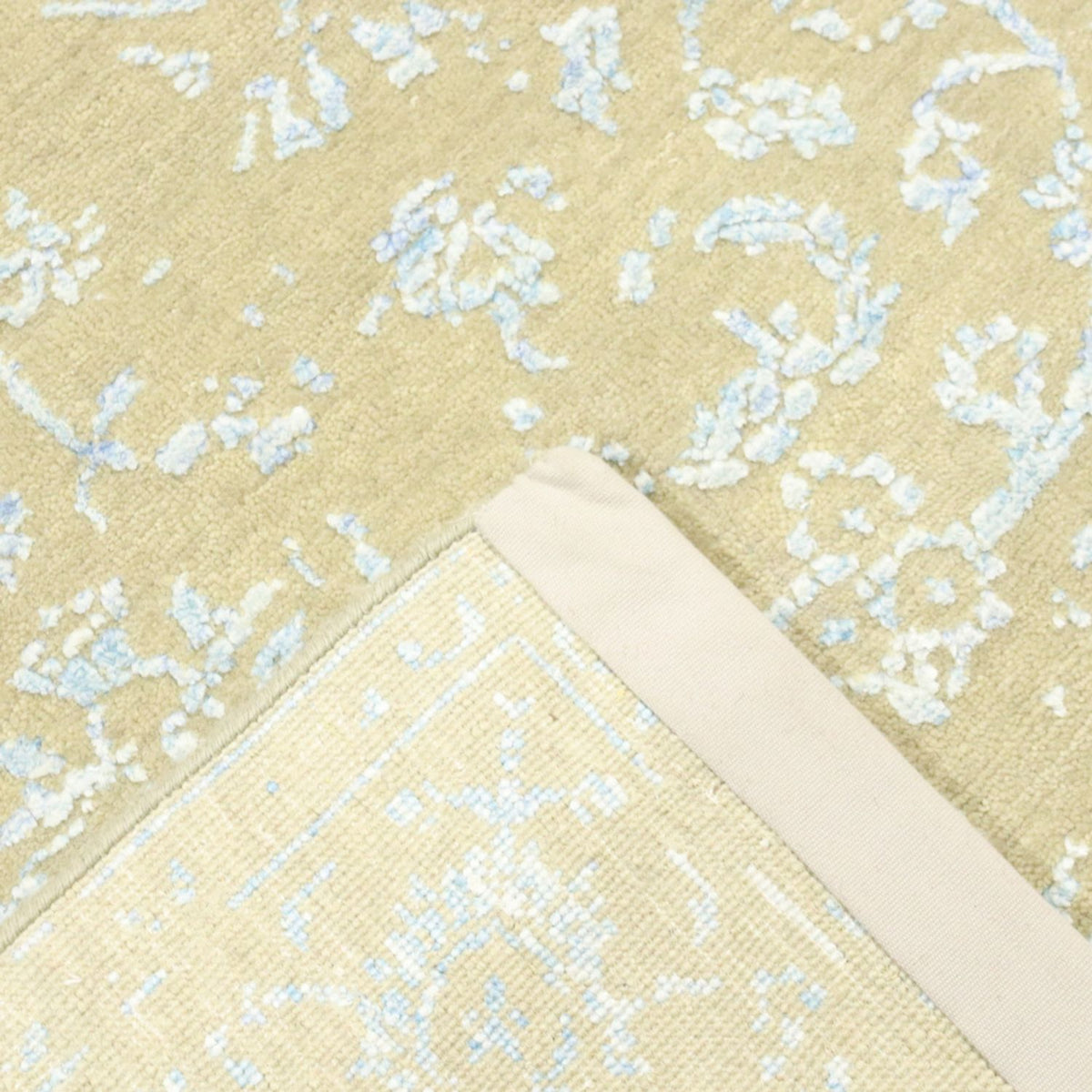Designer tæppe - 210 x 151 cm - turkis
