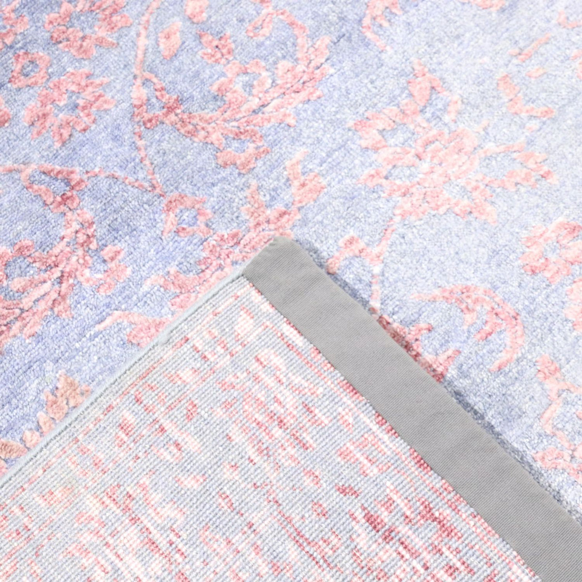 Designer tæppe - 204 x 146 cm - flerfarvet