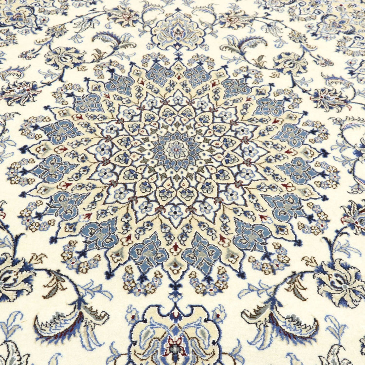 Persisk tæppe - Nain - 295 x 242 cm - creme