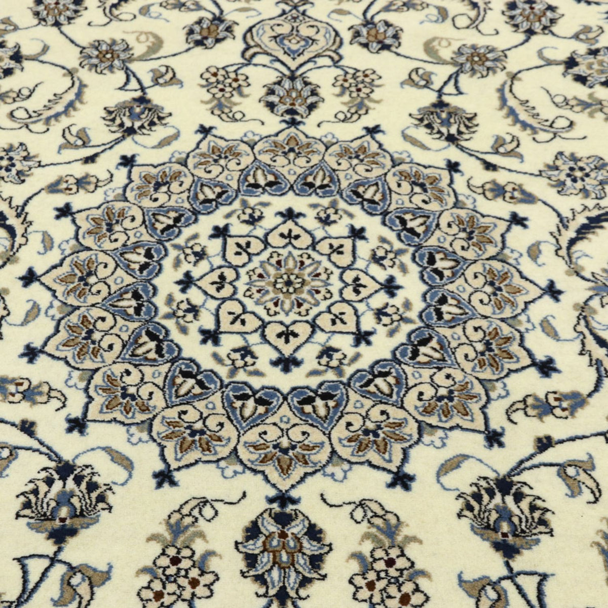 Persisk tæppe - Nain - 286 x 193 cm - creme