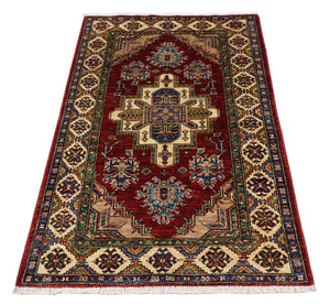 Ziegler Carpet - Kazak - 155 x 102 cm - mørkerød