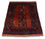 Afghansk tæppe - 115 x 94 cm - rust