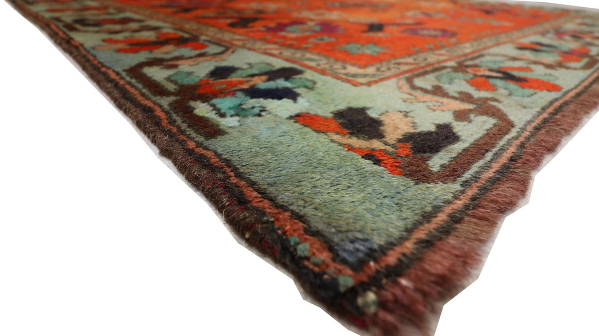 Orientalsk tæppe - 210 x 133 cm - mørkerød