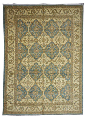 Ziegler Carpet - 354 x 264 cm - turkis