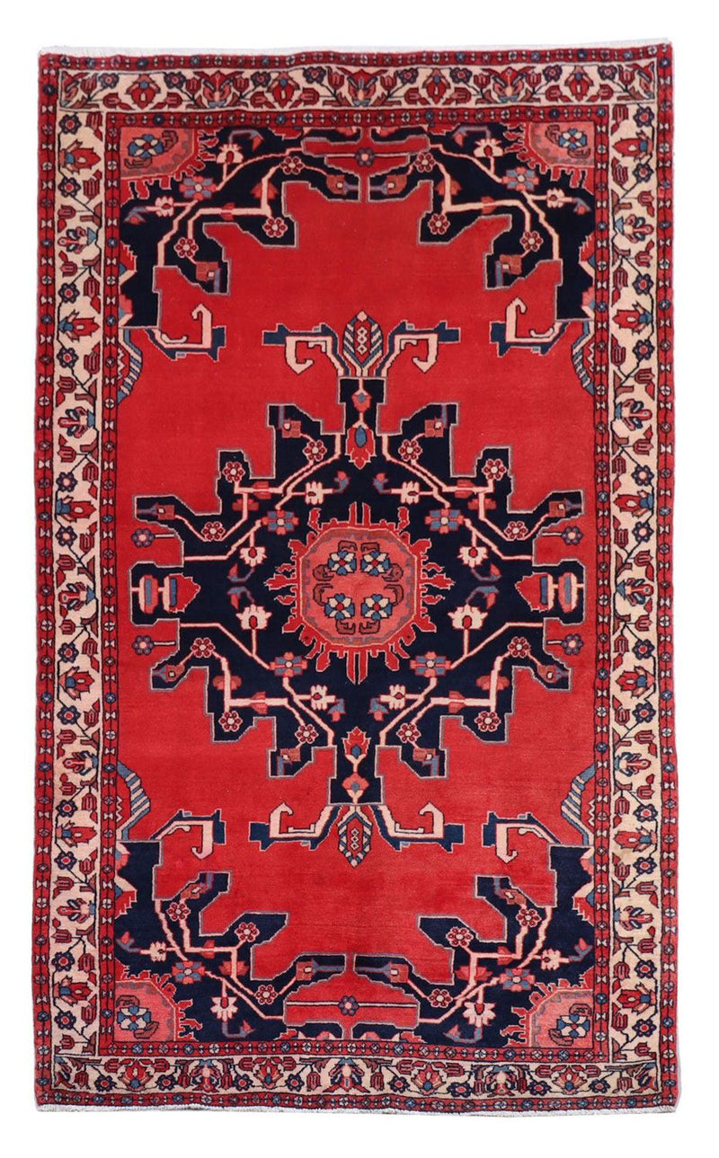 Persisk tæppe - Nomadisk - 215 x 125 cm - rød