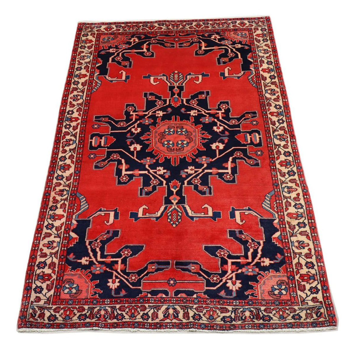 Persisk tæppe - Nomadisk - 215 x 125 cm - rød