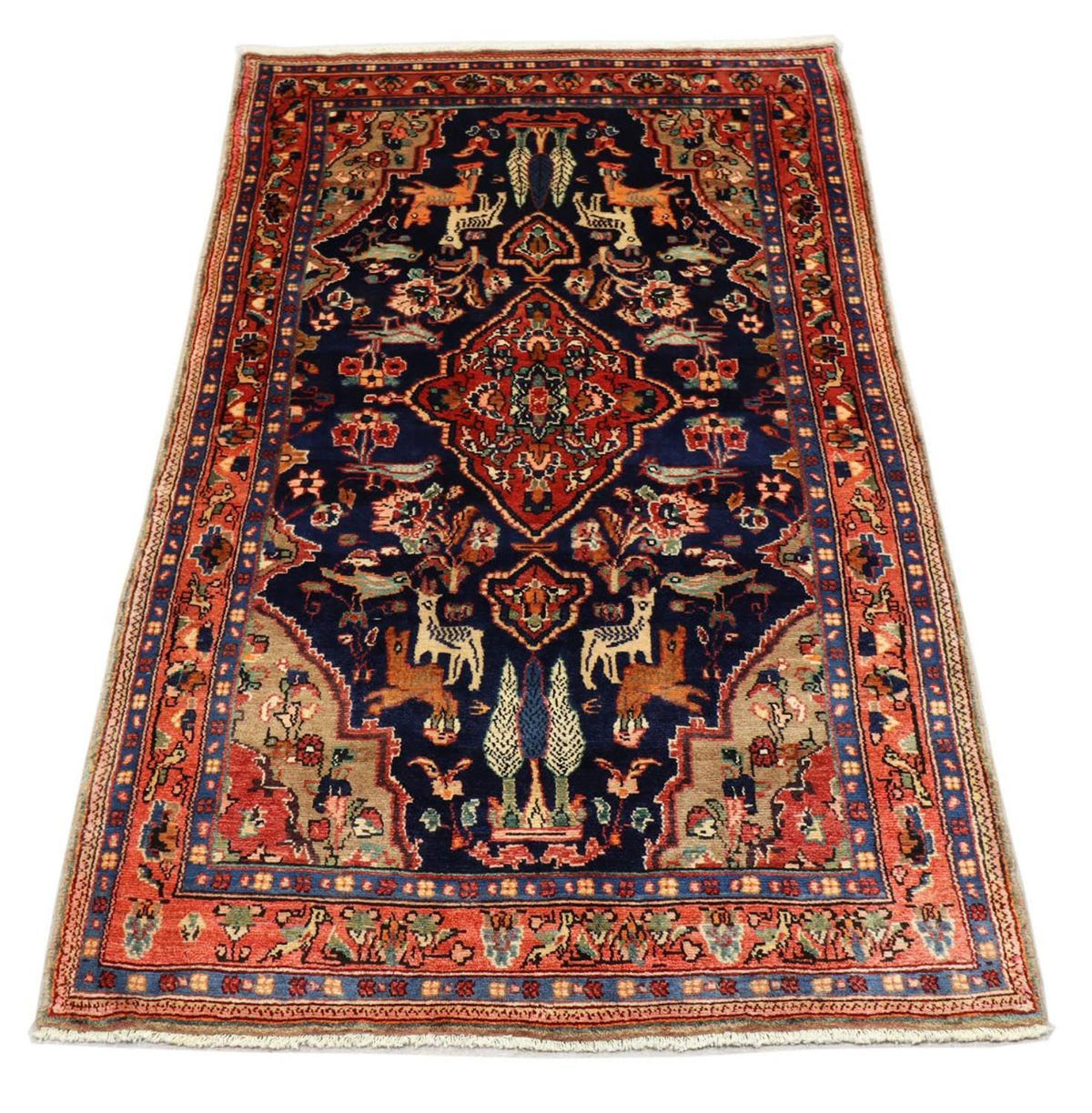 Løber Persisk tæppe - Nomadisk - 237 x 127 cm - mørkeblå
