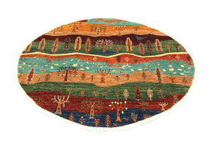 Ziegler Carpet rundt  - 172 x 170 cm - flerfarvet