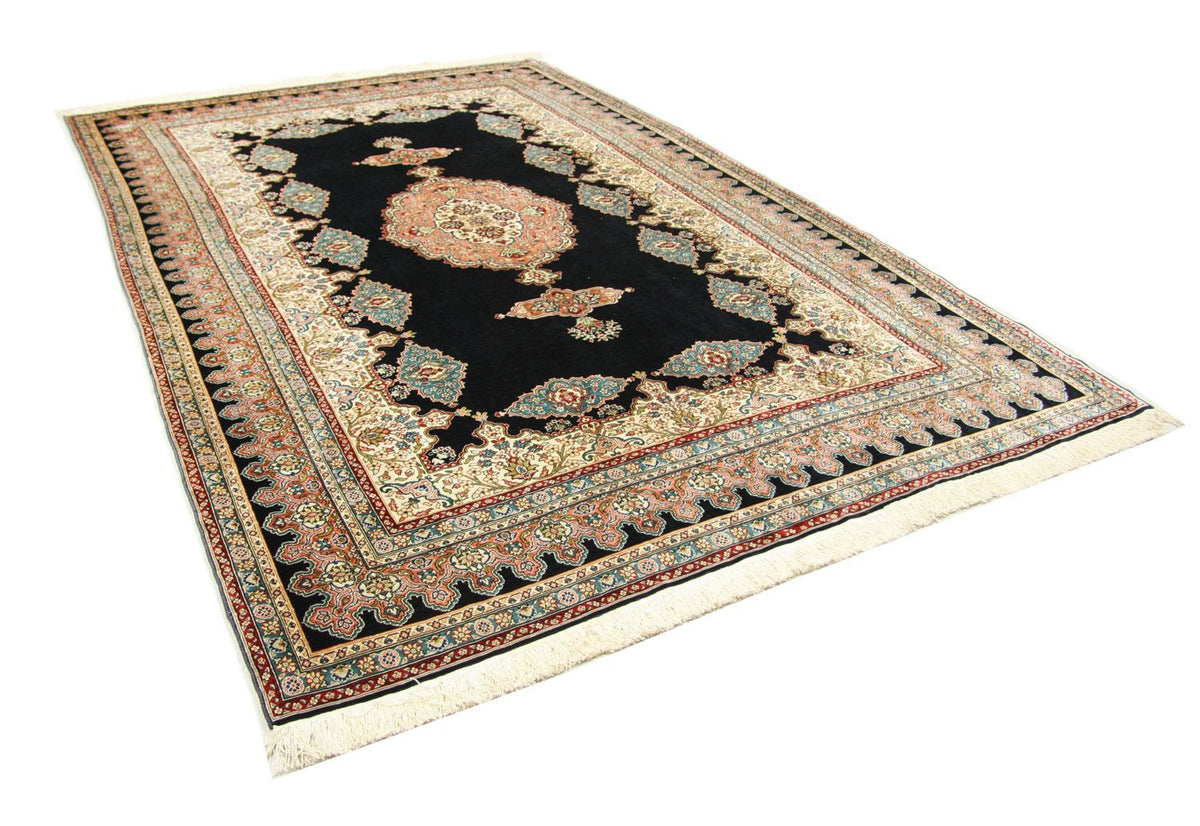 Silketæppe - Hereke Silk - Premium - 270 x 180 cm - blå