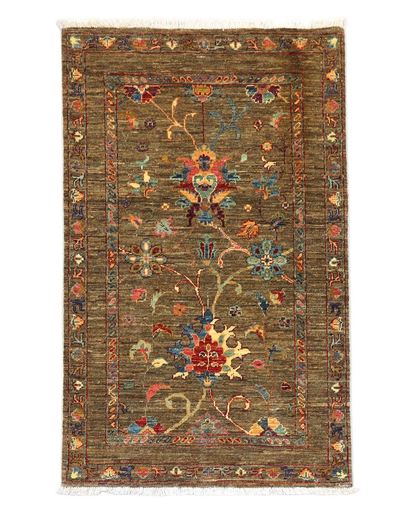 Ziegler Carpet - 124 x 83 cm - olivengrøn