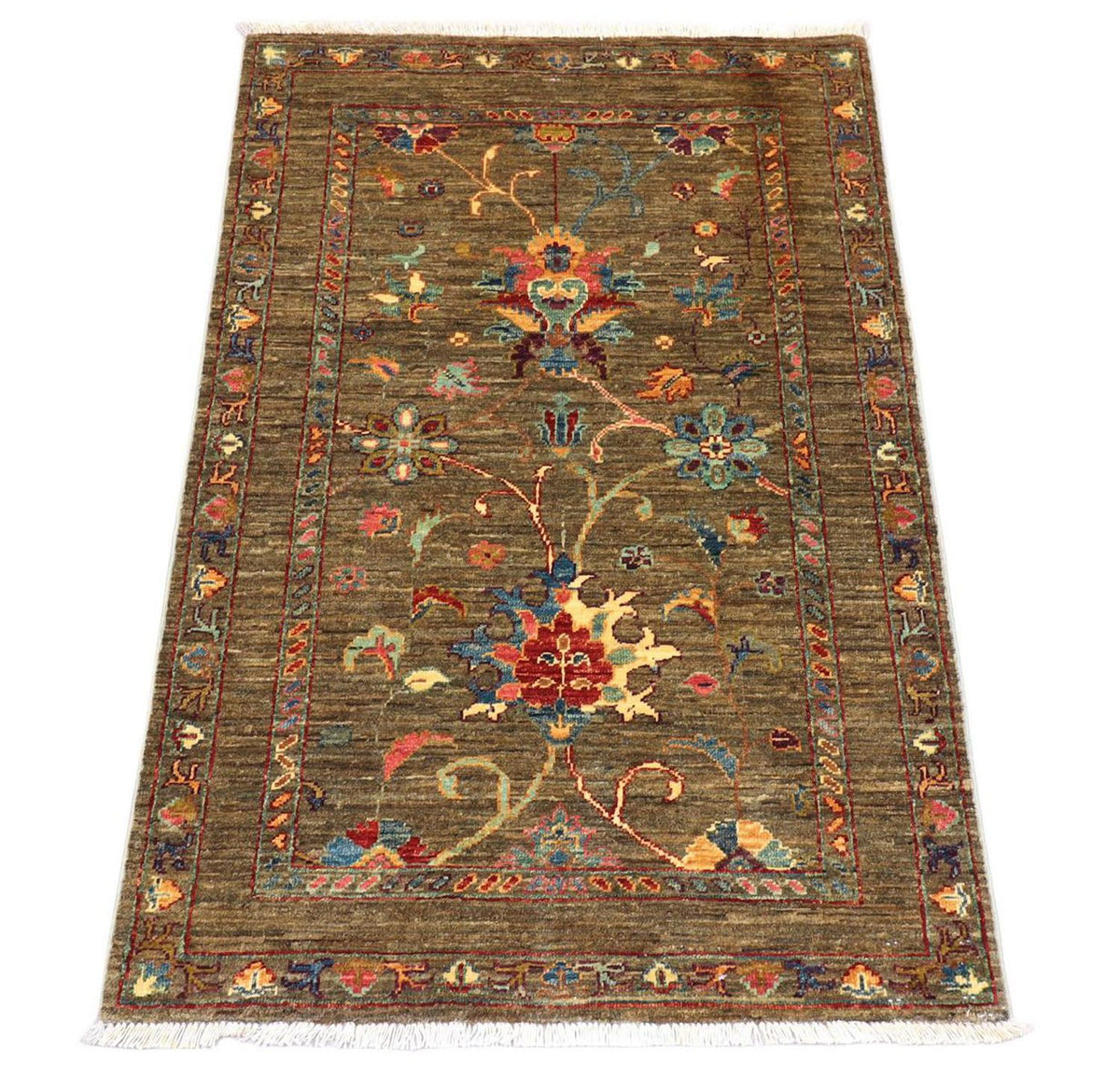 Ziegler Carpet - 124 x 83 cm - olivengrøn