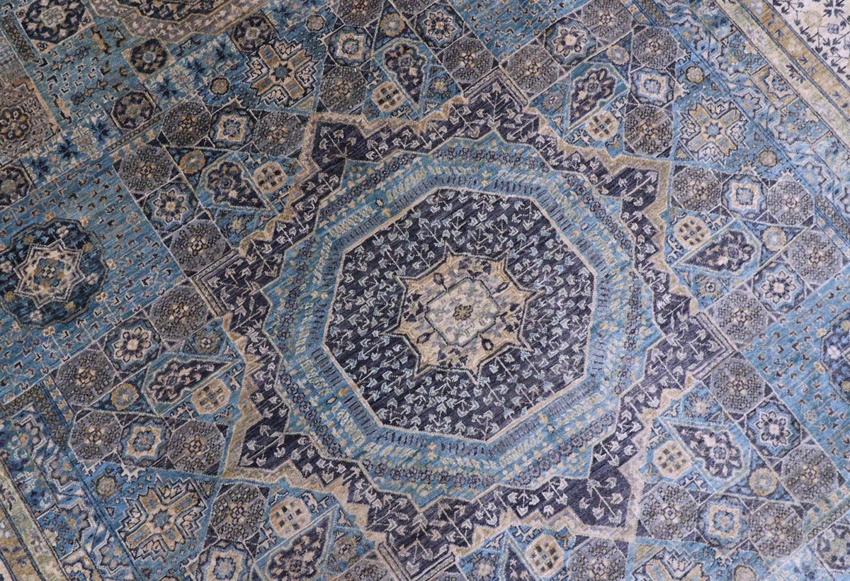 Ziegler Carpet - 355 x 270 cm - lyseblå