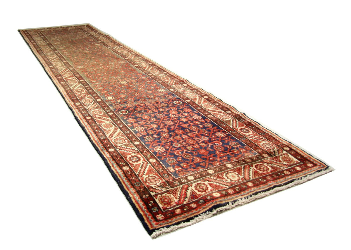 Løber Persisk tæppe - Nomadisk - 440 x 114 cm - rød