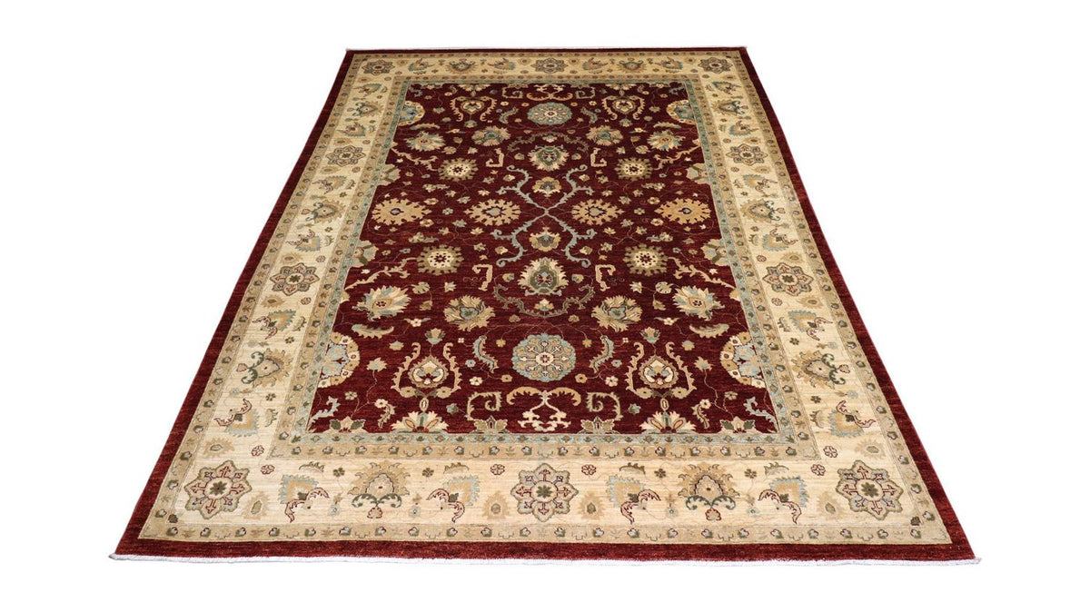 Ziegler Carpet - 357 x 276 cm - mørkerød