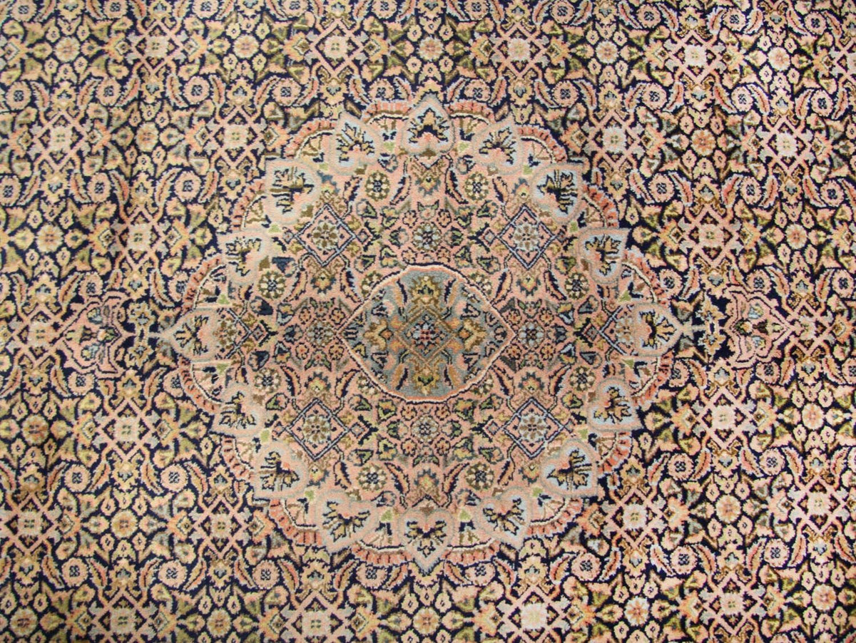 Persisk tæppe - Bijar - 290 x 248 cm - blå