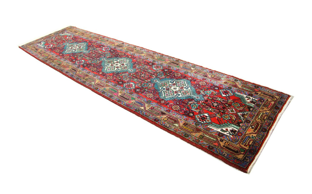 Løber Persisk tæppe - Nomadisk - 317 x 82 cm - rød