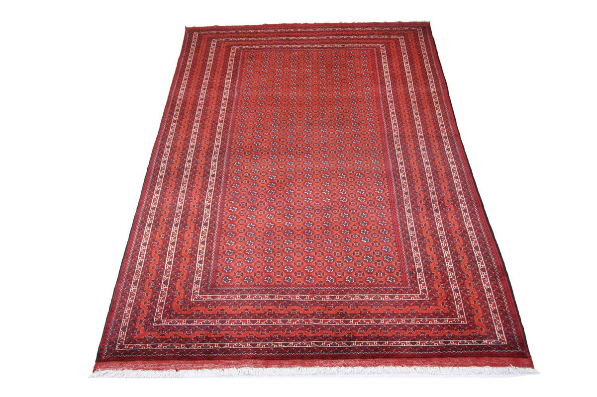 Afghansk tæppe - Bukhara - 296 x 191 cm - rød