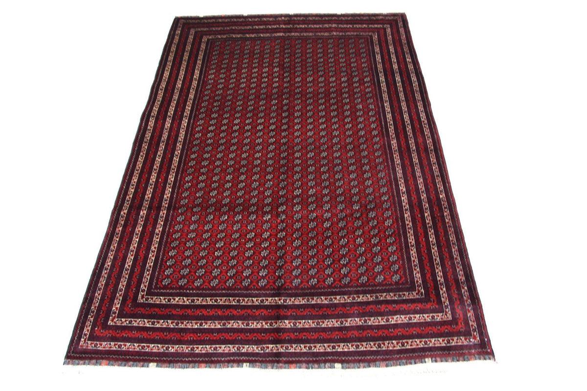 Afghansk tæppe - Bukhara - 293 x 196 cm - rød