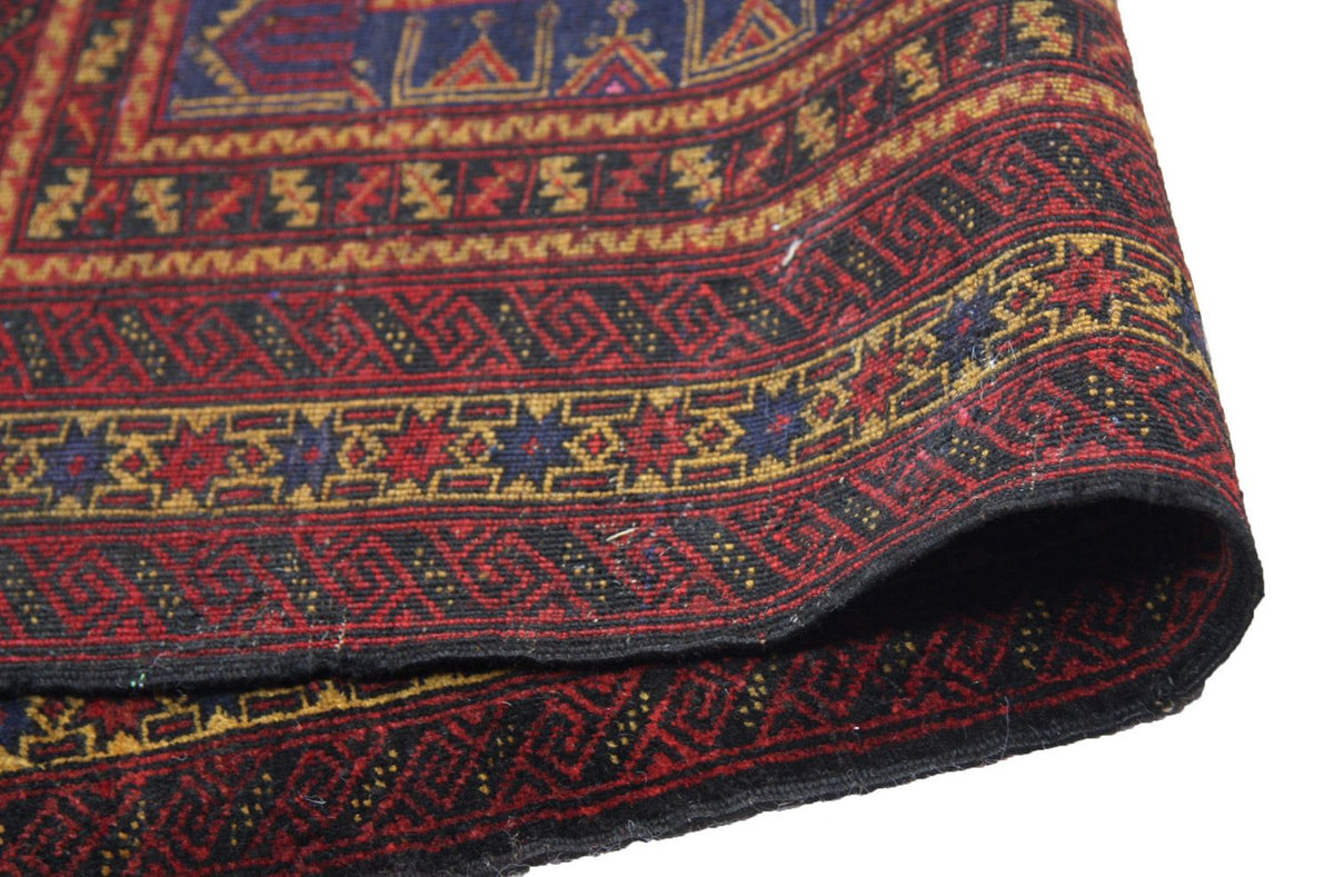 Afghansk tæppe - 152 x 95 cm - rød