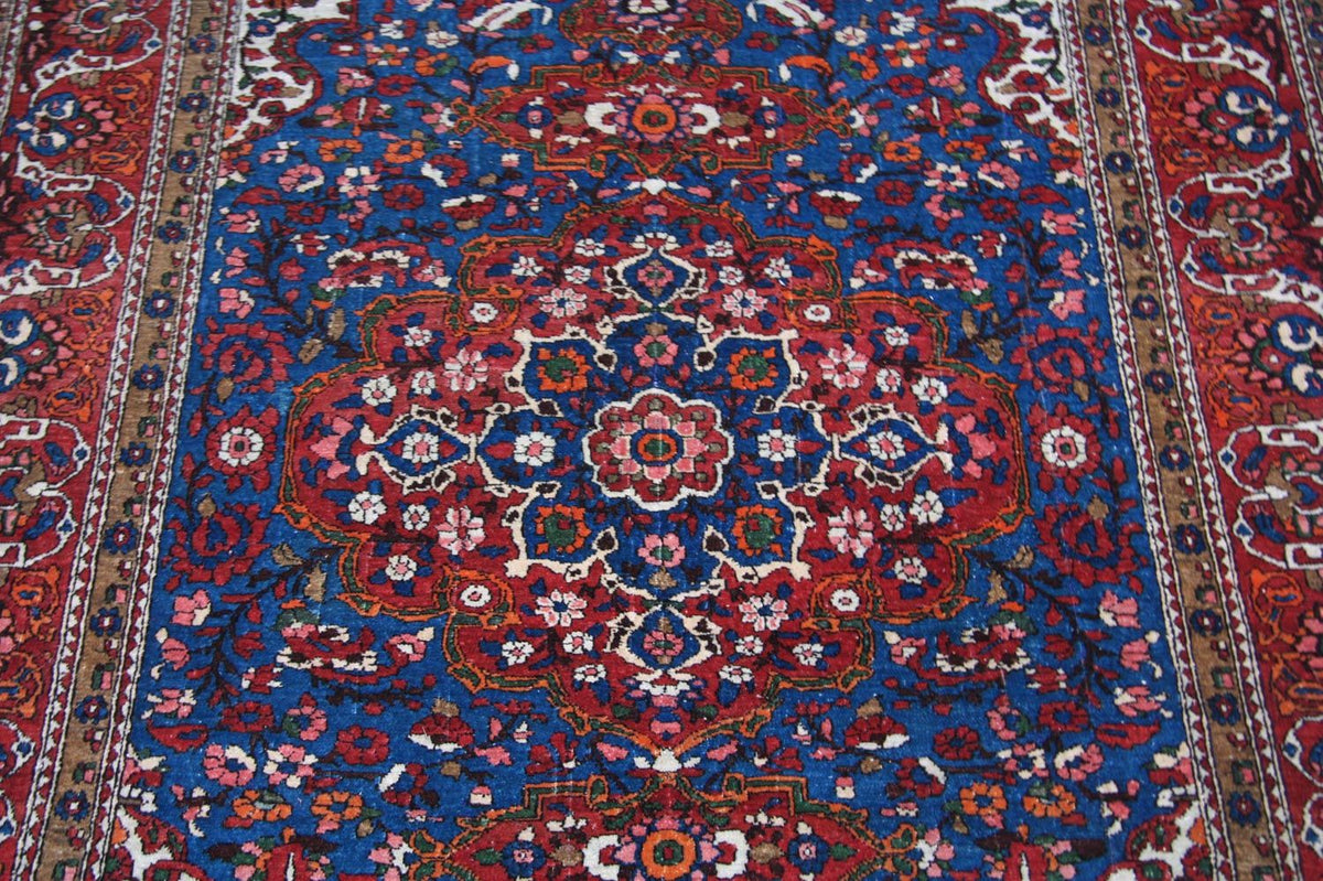 Persisk tæppe - Nomadisk - 203 x 143 cm - blå