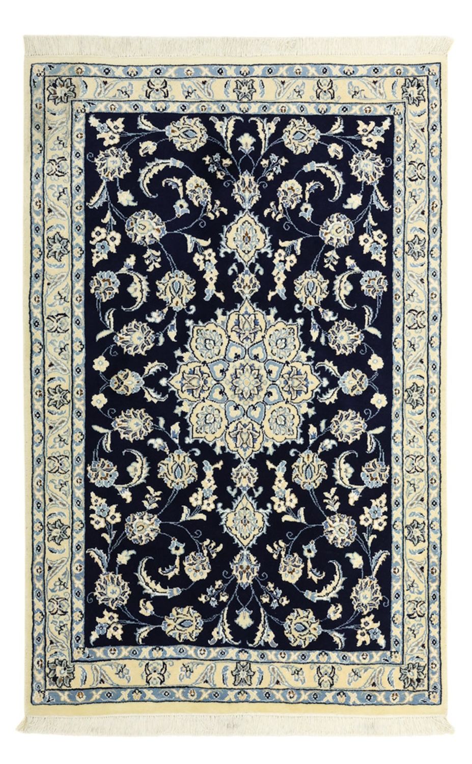 Persisk tæppe - Nain - Royal - Royal - 136 x 89 cm - mørkeblå