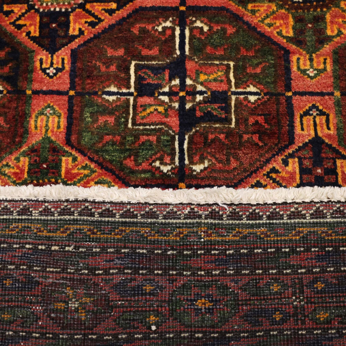 Løber Baluch-tæppe - 254 x 117 cm - brun