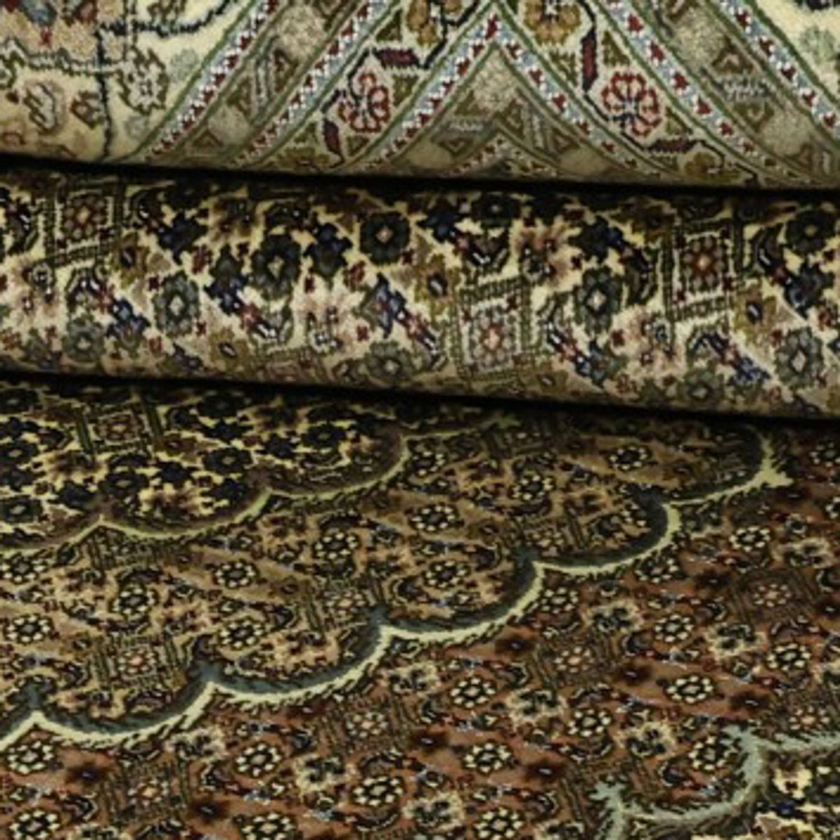 Persisk tæppe - Tabriz - Royal - Royal - 309 x 199 cm - sølv