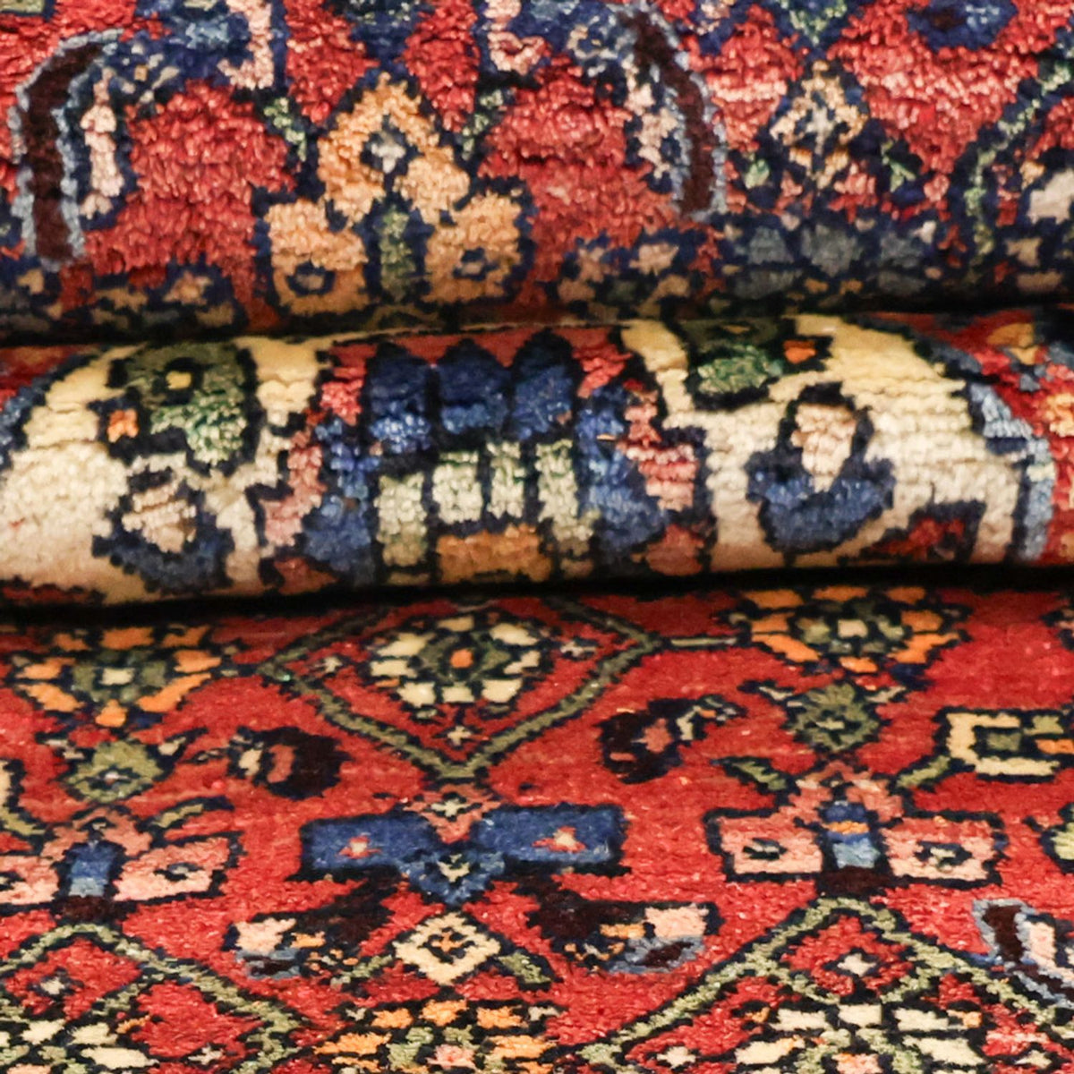 Persisk tæppe - Nomadisk - 260 x 135 cm - terrakotta