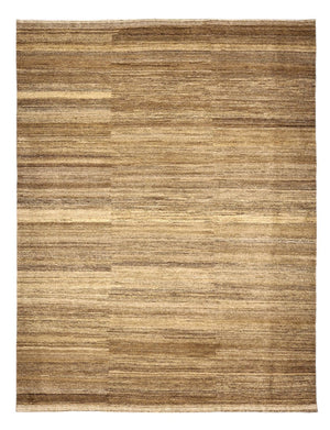 Gabbeh Tæppe - Loribaft Persisk - 250 x 202 cm - mørk beige