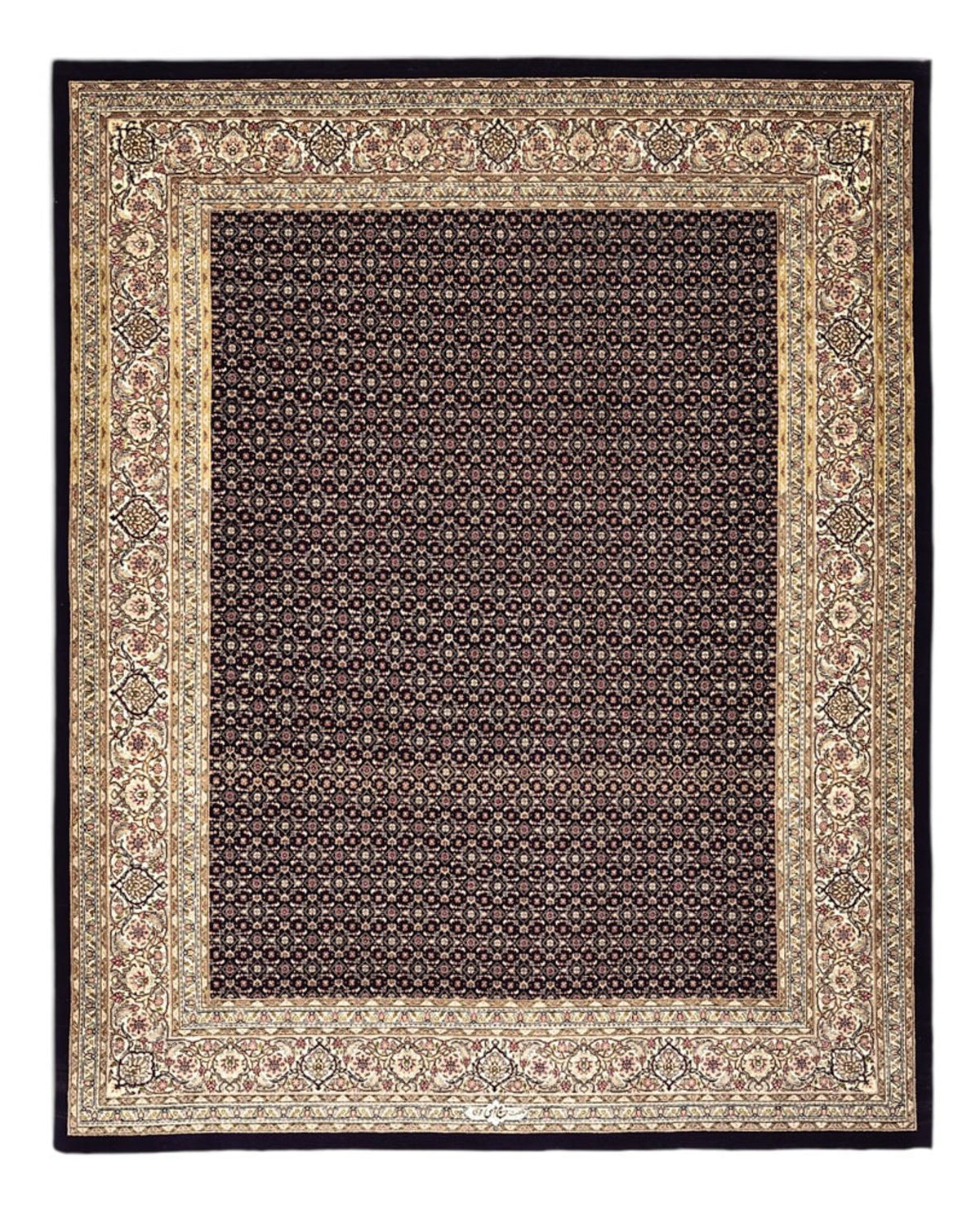 Persisk tæppe - Tabriz - Royal - Royal - 194 x 153 cm - mørk beige