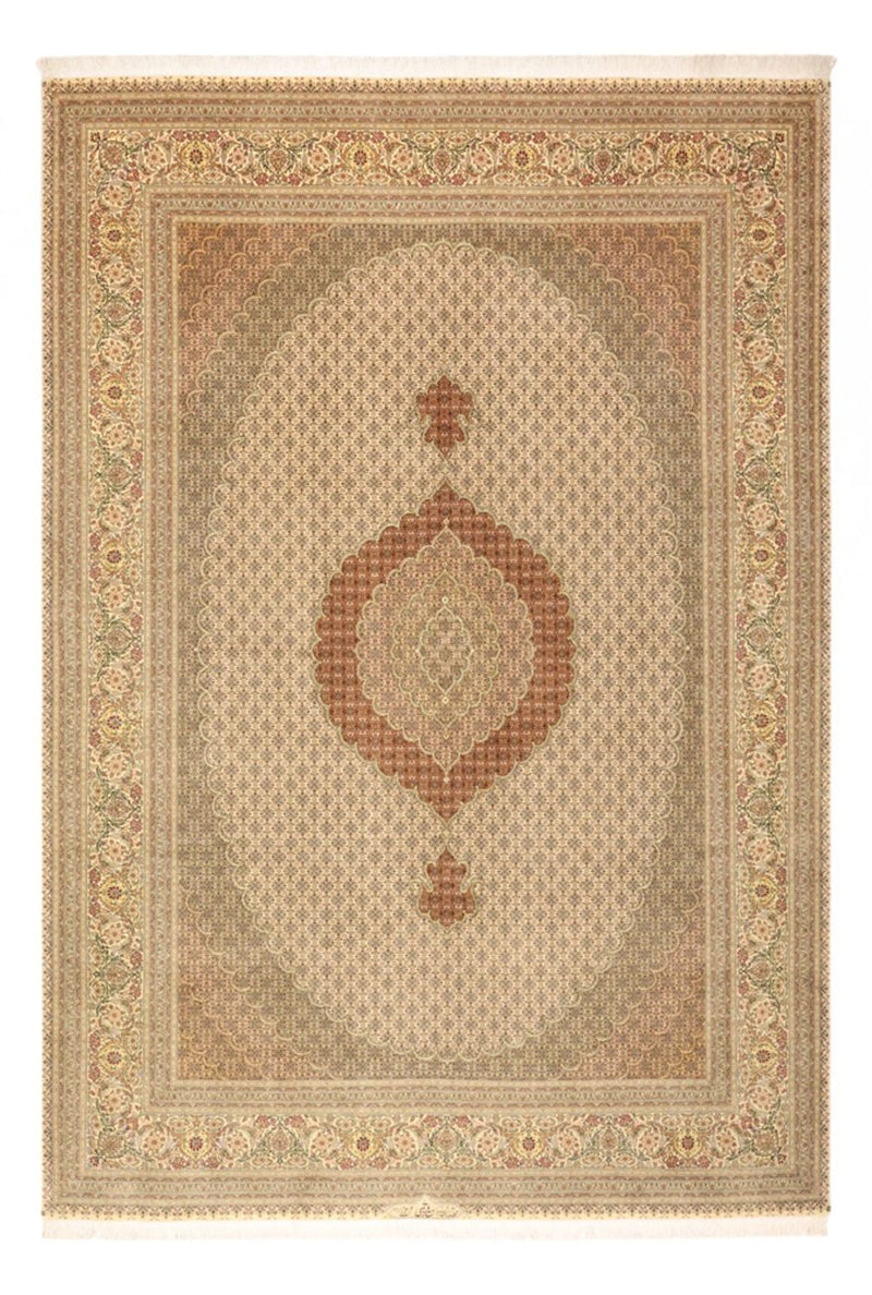 Persisk tæppe - Tabriz - Royal - Royal - 357 x 248 cm - lys beige