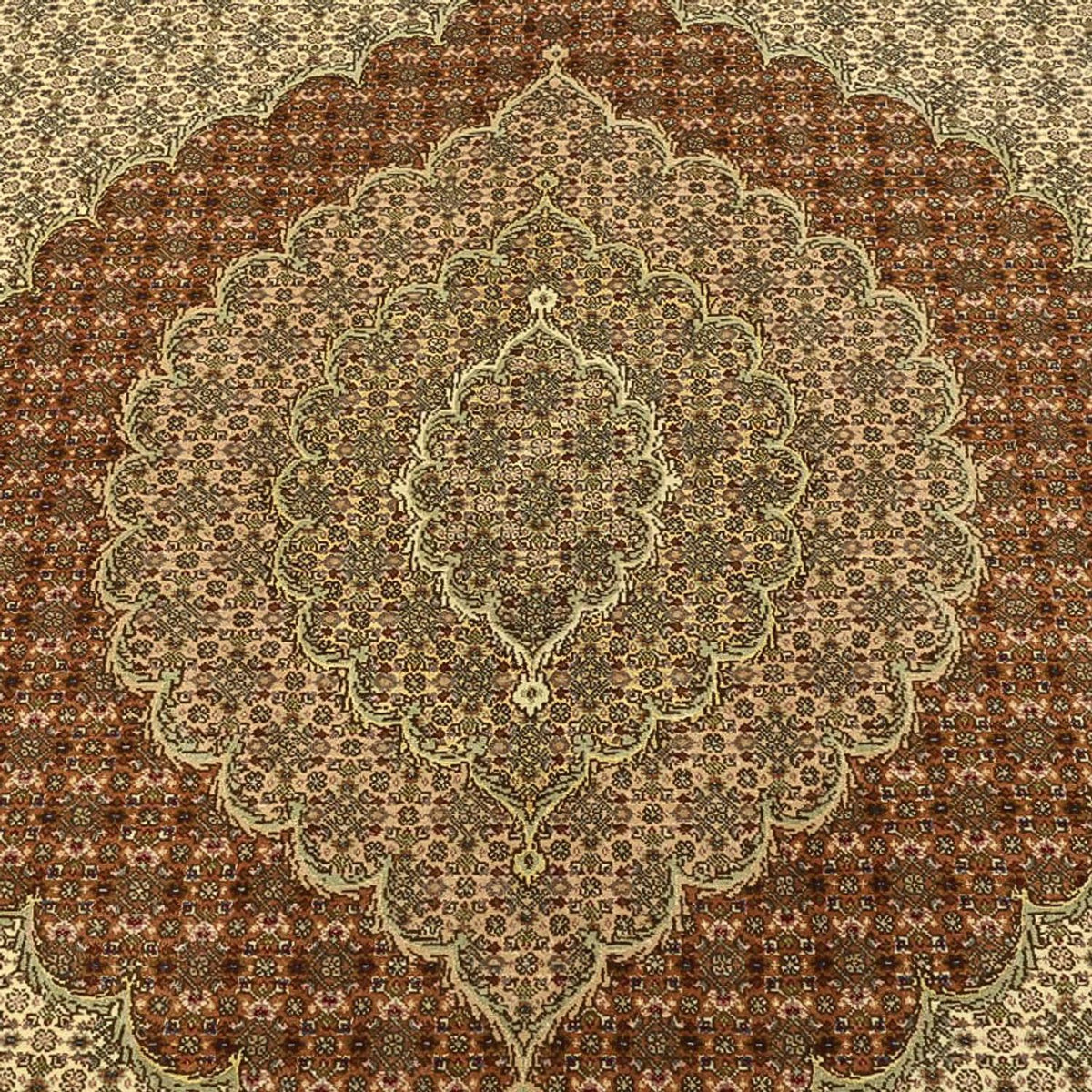 Persisk tæppe - Tabriz - Royal - Royal - 357 x 248 cm - lys beige